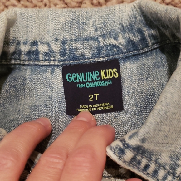 Genuine Kids by OshKosh Jean Vest - Picture 3 of 5